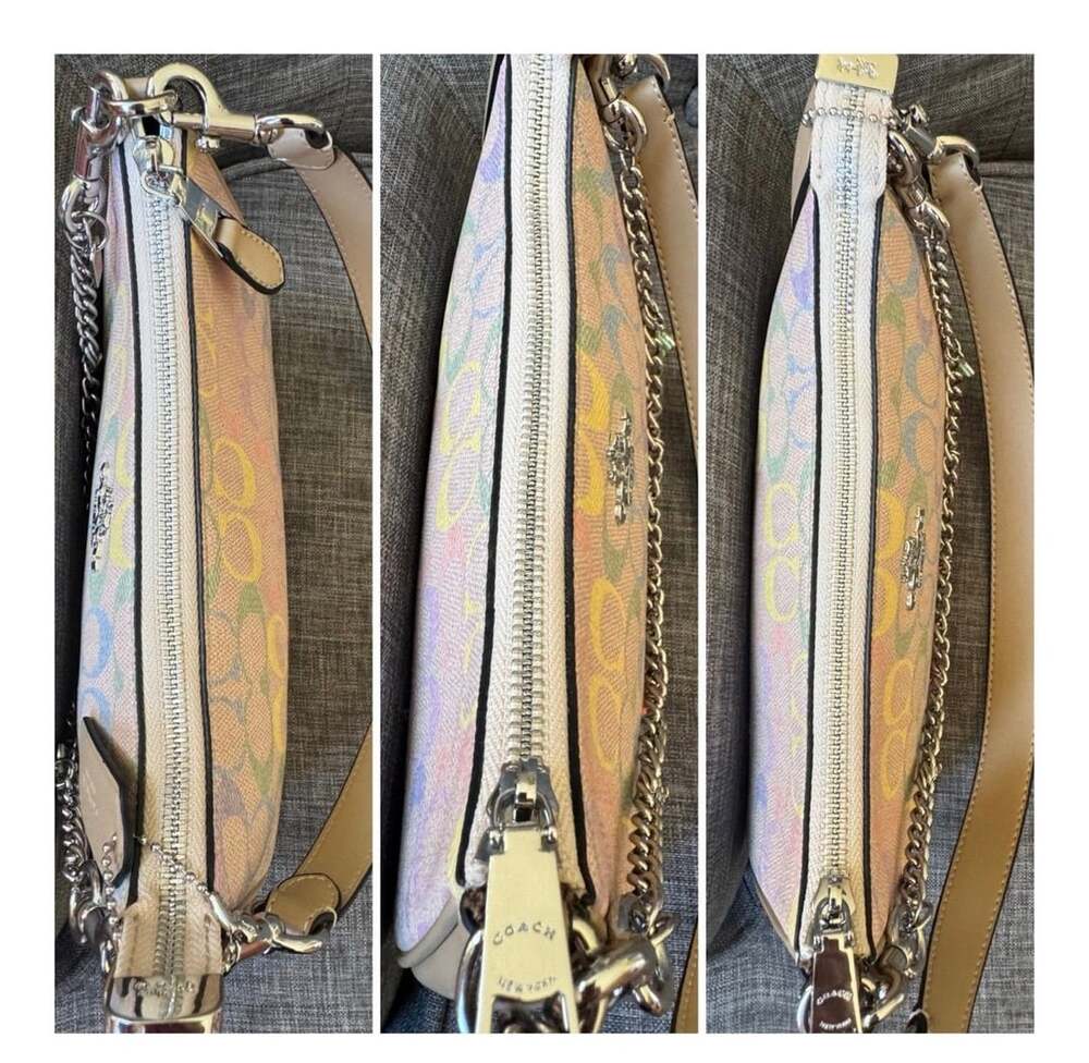 Coach Pastel Rainbow in Signature “C” Pattern - Picture 8 of 11